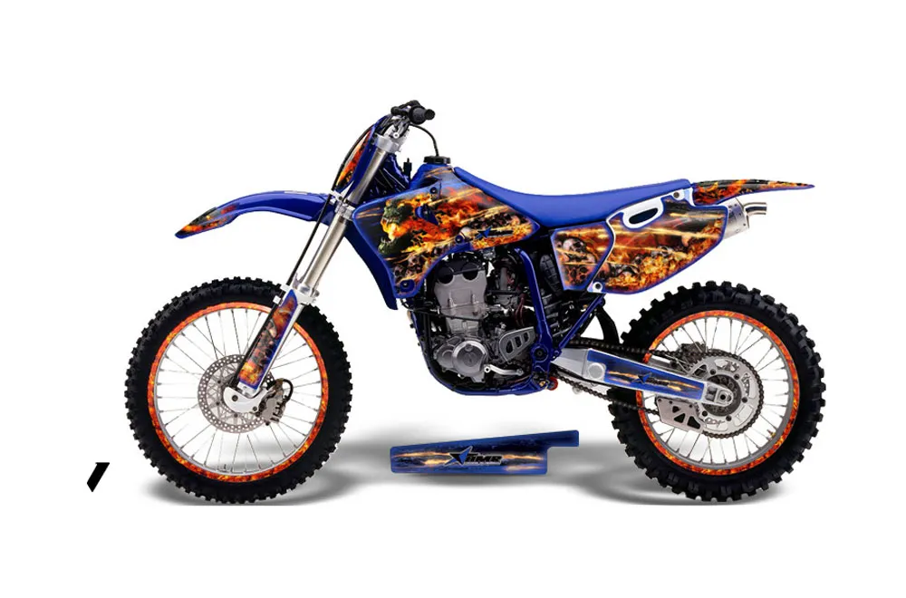 Yamaha YZ426 F 4 Stroke Dirt Bike Graphic Kit - 1998-2002 Firestorm Blue