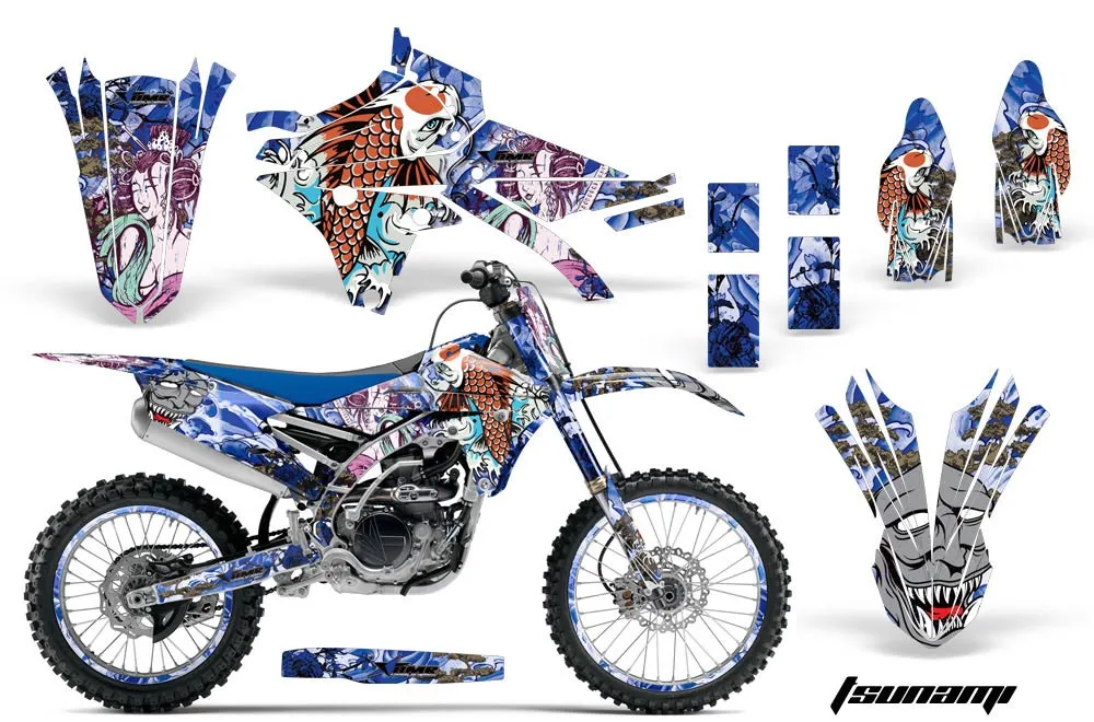 Yamaha YZ450 F Dirt Bike Custom Graphic Kit - 2014-2017