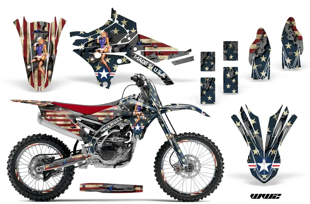 Yamaha YZ450 F Dirt Bike Graphic Kit - 2014-2017 WW2