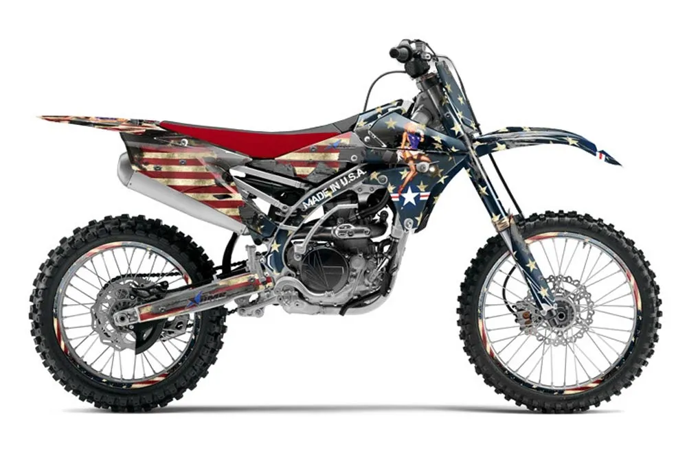 Yamaha YZ450 F Dirt Bike Graphic Kit - 2014-2017 WW2