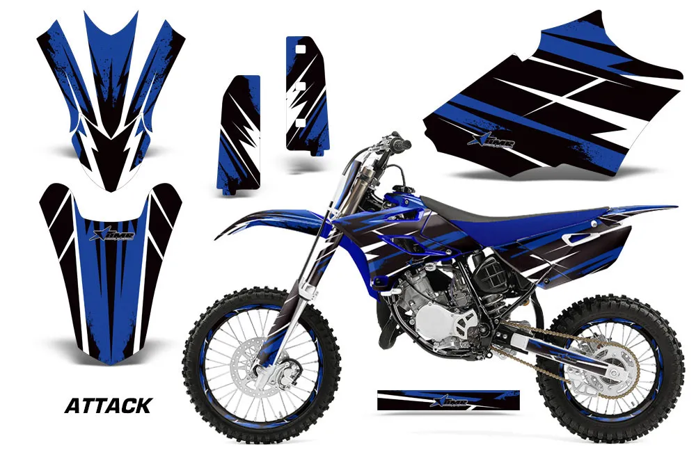 Yamaha YZ85 Dirt Bike Graphic Kit - 2015-2018 Attack Blue