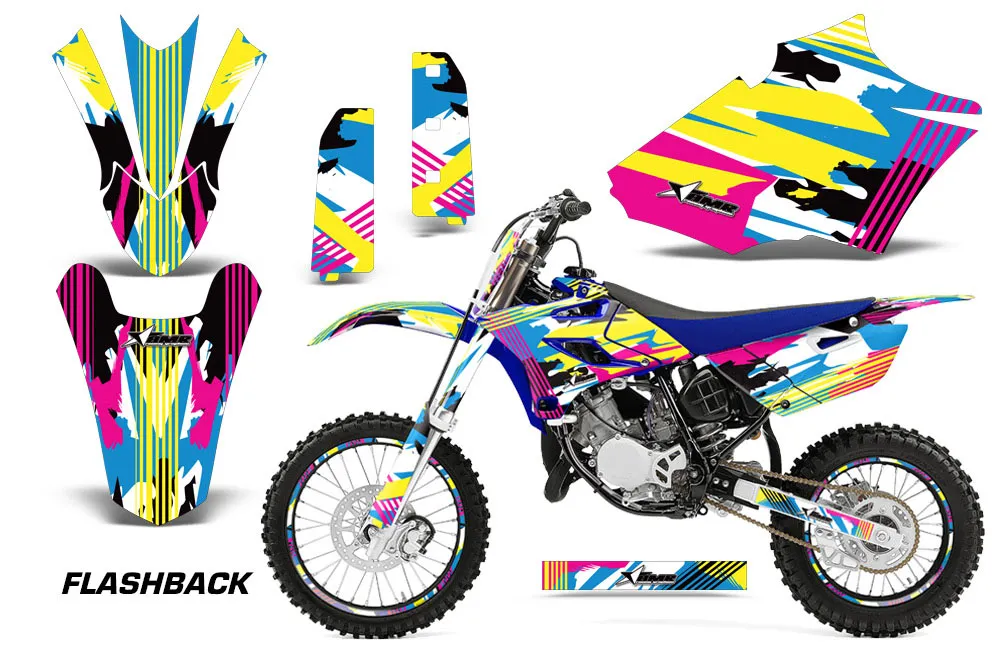 Yamaha YZ85 Dirt Bike Graphic Kit - 2015-2018 Flashback