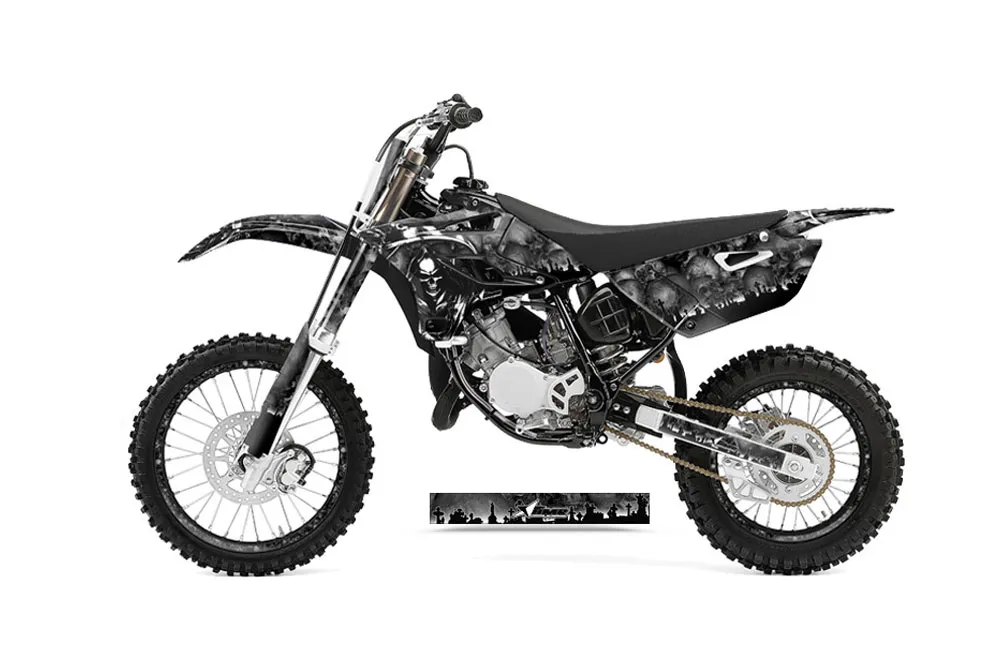 Yamaha YZ85 Dirt Bike Graphic Kit - 2015-2018 Reaper Black
