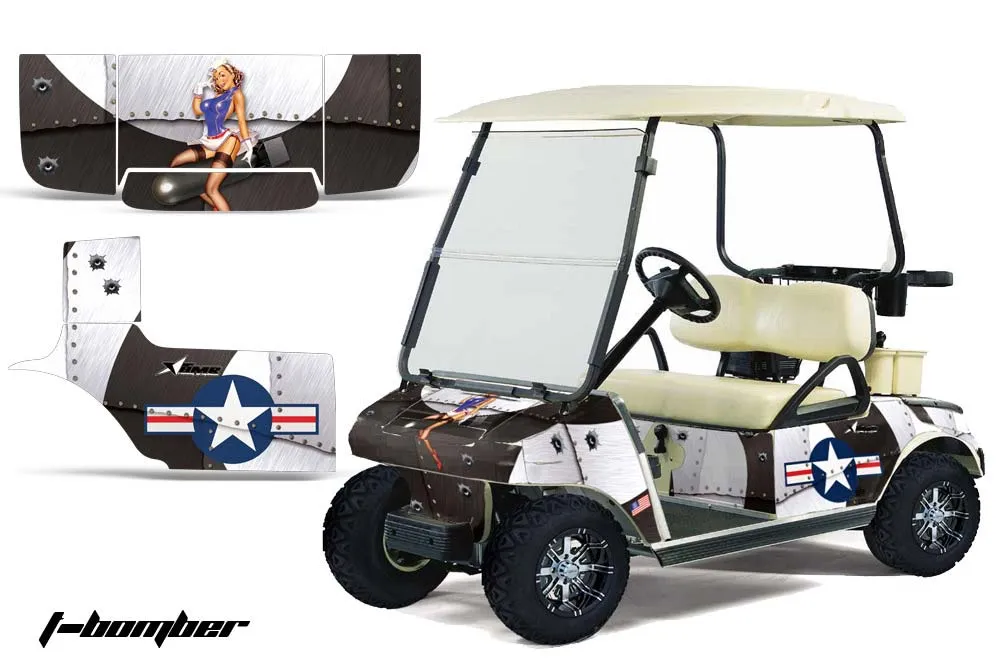 Club Car Golf Cart Graphic Kit - 1983-2014 Customize Your Design