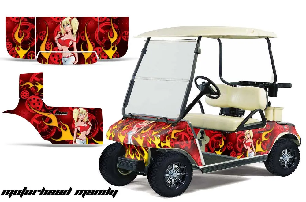 Club Car Golf Cart Graphic Kit - 1983-2014 Customize Your Design