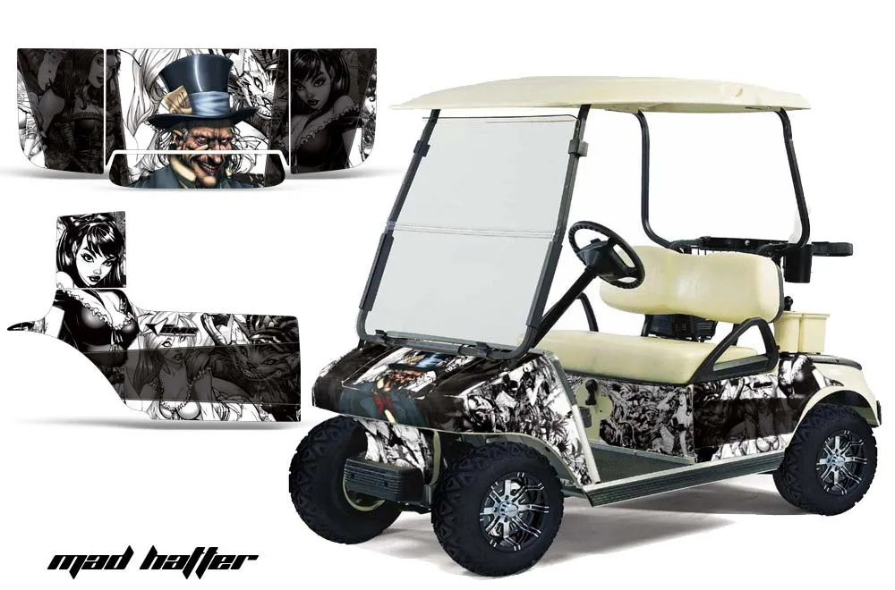 Club Car Golf Cart Graphic Kit - 1983-2014 Customize Your Design