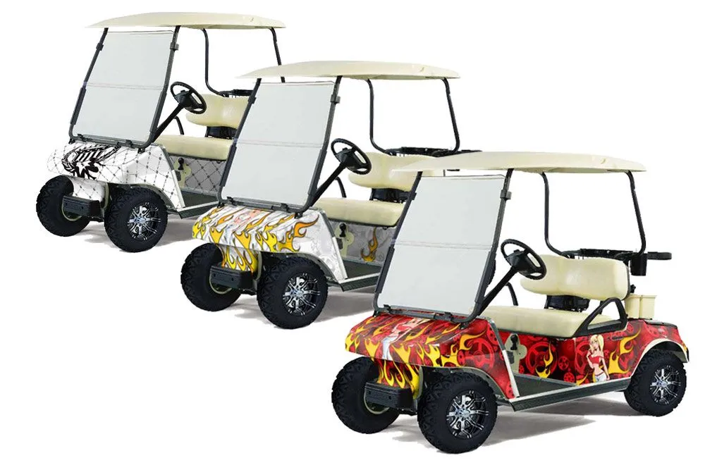 Club Car Golf Cart Graphic Kit - 1983-2014 Customize Your Design