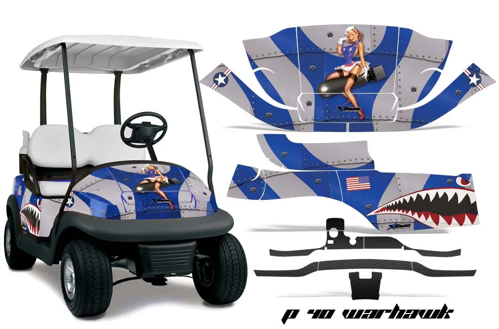 Club Car Precedent I2 Golf Cart Graphic Kit - 2004-2017 Customize Your Design
