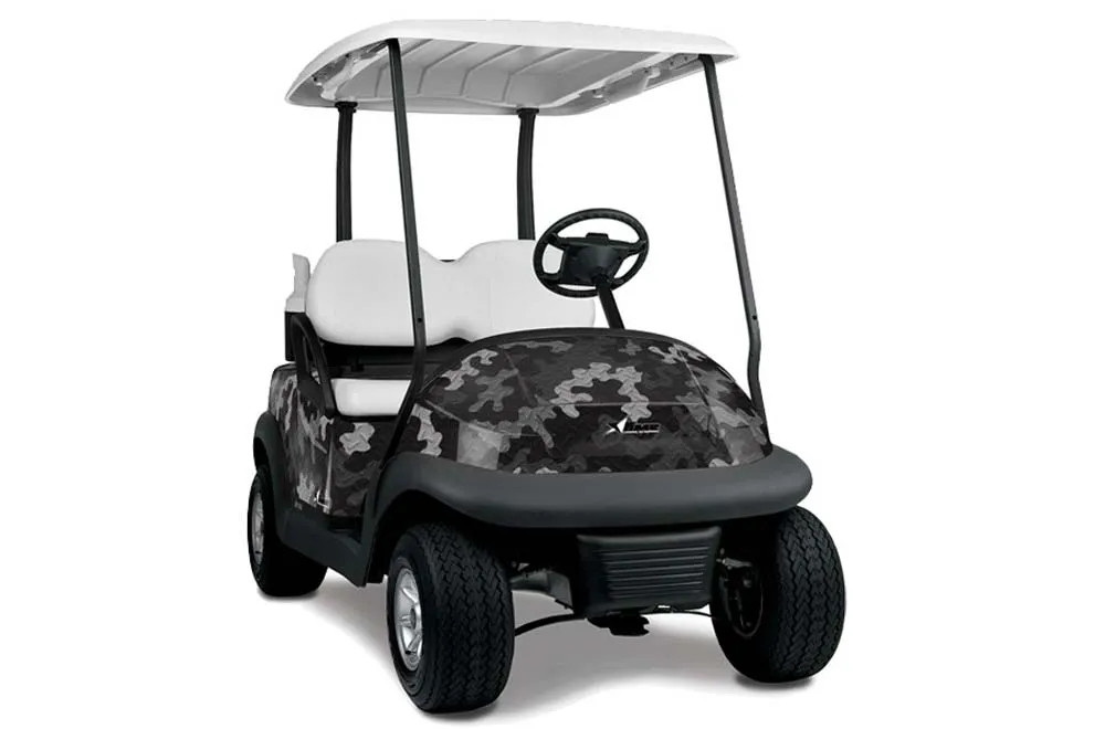 Club Car Precedent I2 Golf Cart Graphic Kit - 2004-2017 Camoplate Black