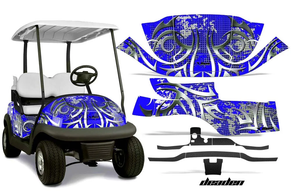 Club Car Precedent I2 Golf Cart Graphic Kit - 2004-2017 Deaden Blue