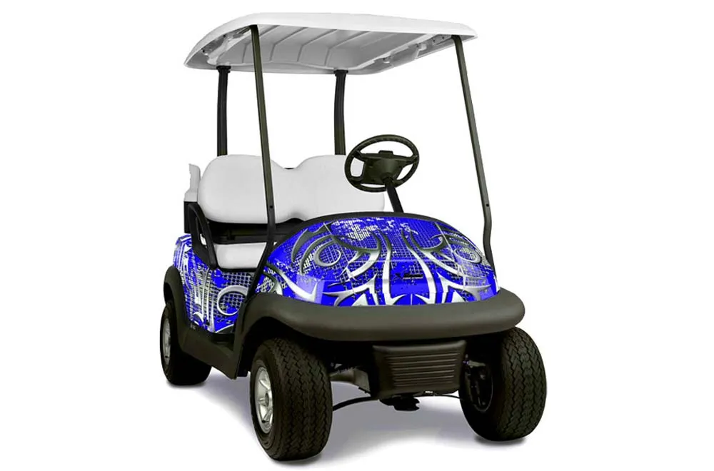 Club Car Precedent I2 Golf Cart Graphic Kit - 2004-2017 Deaden Blue