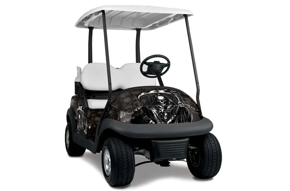 Club Car Precedent I2 Golf Cart Graphic Kit - 2004-2017 Reaper Black