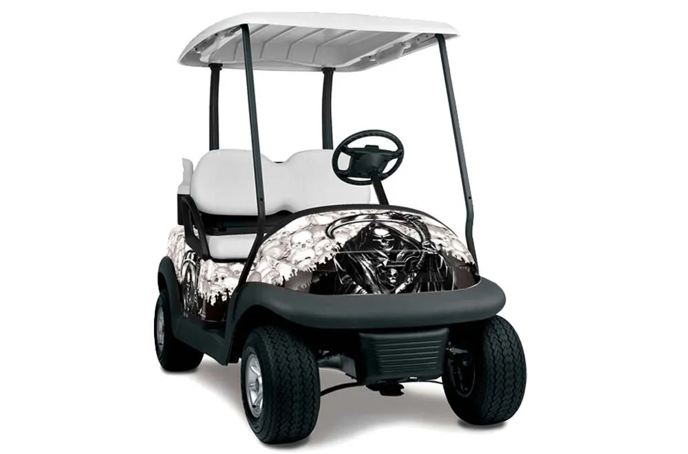Club Car Precedent I2 Golf Cart Graphic Kit - 2004-2017 Reaper White