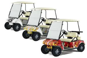 Club Car Golf Cart Graphic Kit - 1983-2014 Customize Your Design
