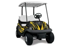 Club Car Precedent I2 Golf Cart Graphic Kit - 2004-2017 Nuke Yellow