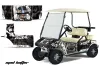 Club Car Golf Cart Graphic Kit - 1983-2014 Mad Hatter White