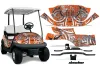 Club Car Precedent I2 Golf Cart Graphic Kit - 2004-2017 Deaden Orange