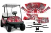 Club Car Precedent I2 Golf Cart Graphic Kit - 2004-2017 Deaden Red