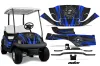 Club Car Precedent I2 Golf Cart Graphic Kit - 2004-2017 Nuke Blue