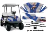 Club Car Precedent I2 Golf Cart Graphic Kit - 2004-2017 P40 Warhawk Blue