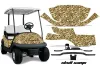 Club Car Precedent I2 Golf Cart Graphic Kit - 2004-2017 Skull Camo Tan