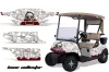 EZ-GO TXT Golf Cart Graphic Kit - 1994-2013 Bone Collector White