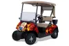 EZ-GO TXT Golf Cart Graphic Kit - 1994-2013 Motorhead Mandy Red