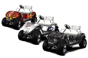 Yamaha G-Series Golf Cart Graphic Kit - 1995-2006 Customize Your Design