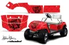 Yamaha G-Series Golf Cart Graphic Kit - 1995-2006 Customize Your Design