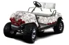 Yamaha G-Series Golf Cart Graphic Kit - 1995-2006 Bone Collector White