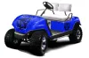 Yamaha G-Series Golf Cart Graphic Kit - 1995-2006 Silver Star Blue