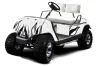 Yamaha G-Series Golf Cart Graphic Kit - 1995-2006 Tribal Flames White