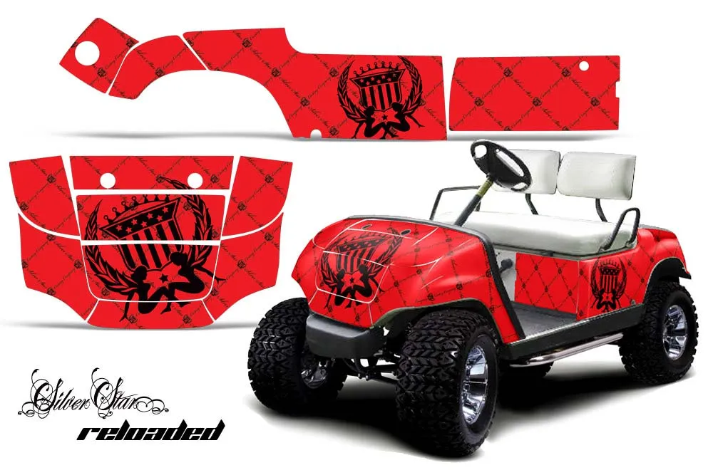 Yamaha G-Series Golf Cart Graphic Kit - 1995-2006 Customize Your Design