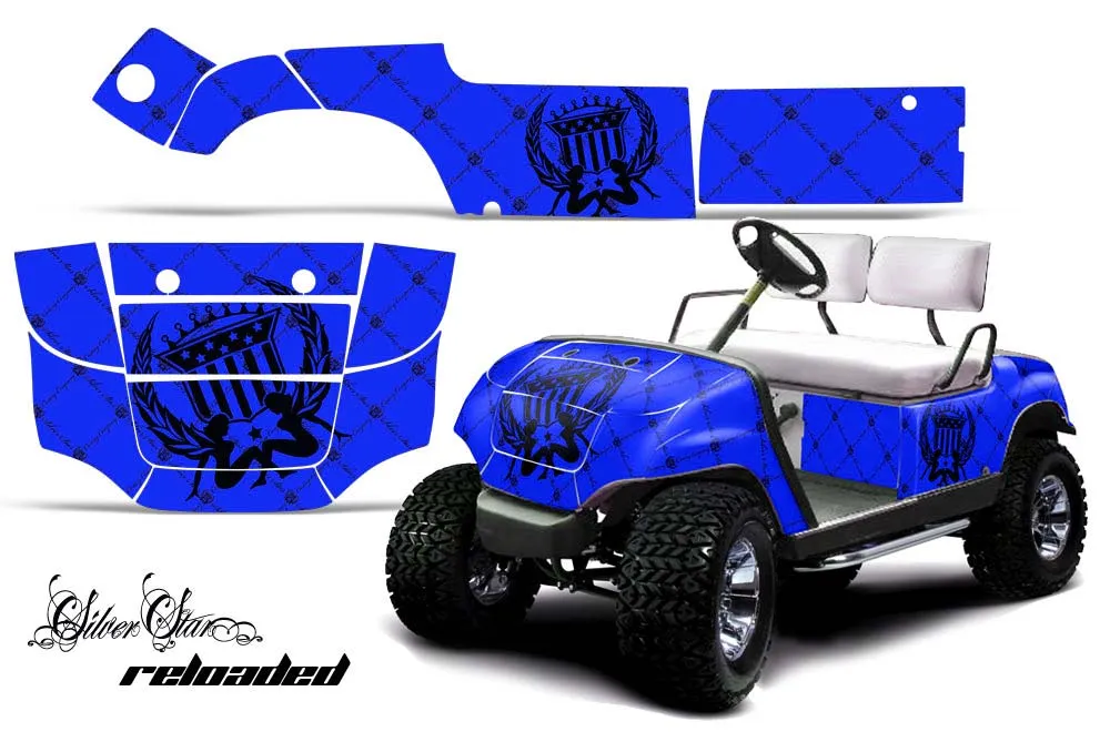 Yamaha G-Series Golf Cart Graphic Kit - 1995-2006 Customize Your Design
