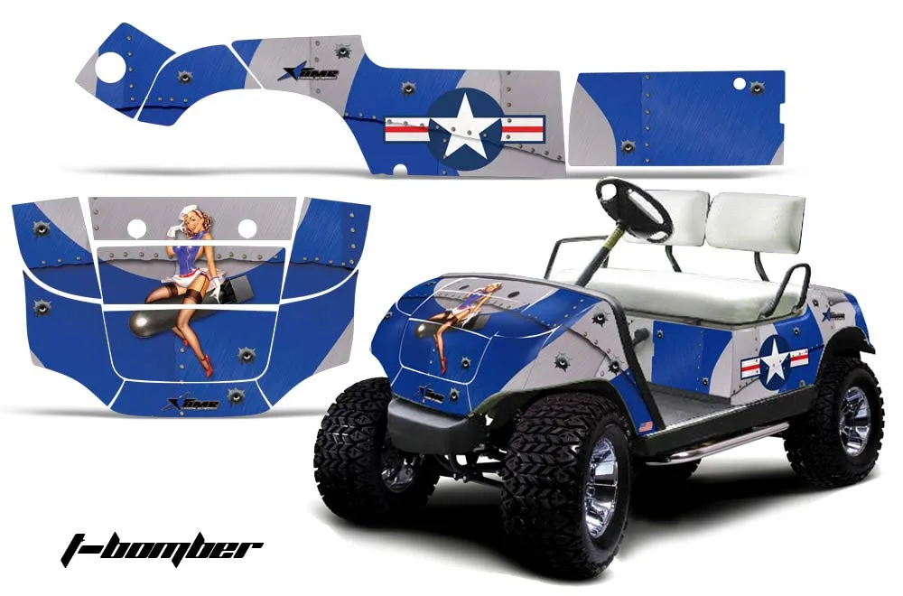 Yamaha G-Series Golf Cart Graphic Kit - 1995-2006 Customize Your Design