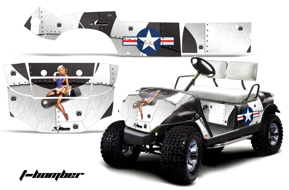 Yamaha G-Series Golf Cart Graphic Kit - 1995-2006 Customize Your Design