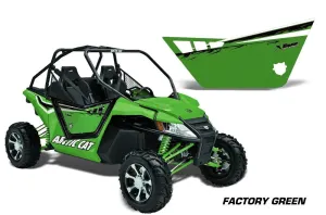 Arctic Cat Wildcat 1000 2 Door Graphic Kit - Factory Green
