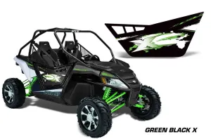 Arctic Cat Wildcat 1000 2 Door Graphic Kit - Green Black X