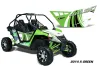 Arctic Cat Wildcat 1000 2 Door Graphic Kit - 2014 X Green