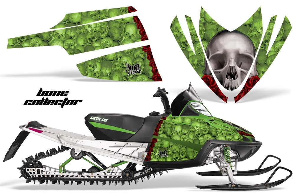 Arctic Cat M Series / Crossfire Sled Graphic Kit - All Years Bone Collector Green