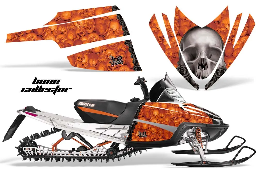 Arctic Cat M Series / Crossfire Sled Graphic Kit - All Years Bone Collector Orange