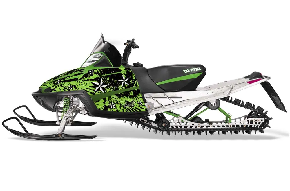Arctic Cat M Series / Crossfire Sled Graphic Kit - All Years North Star Green
