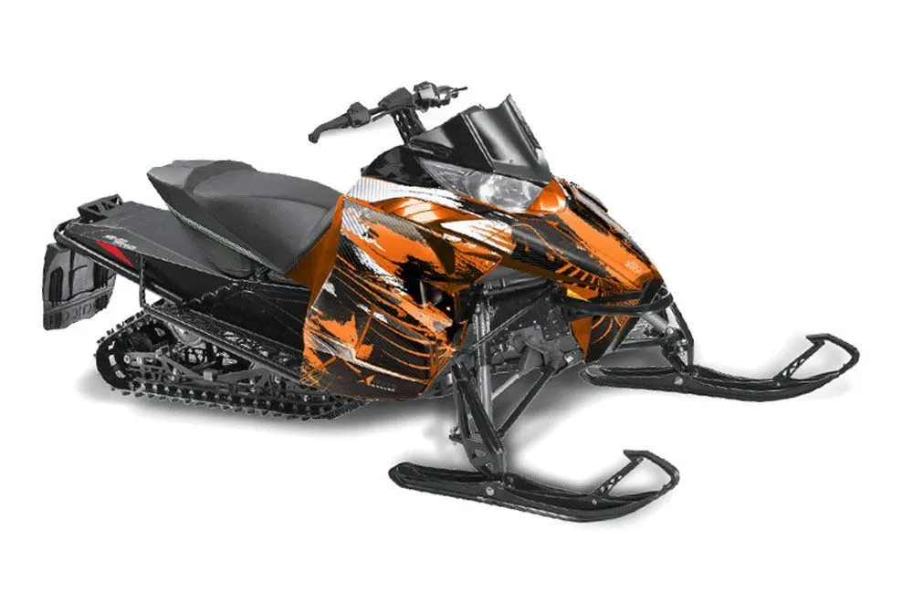 Arctic Cat ProCross Sno Pro Sled Graphic Kit - 2012-2016 Carbon X Orange