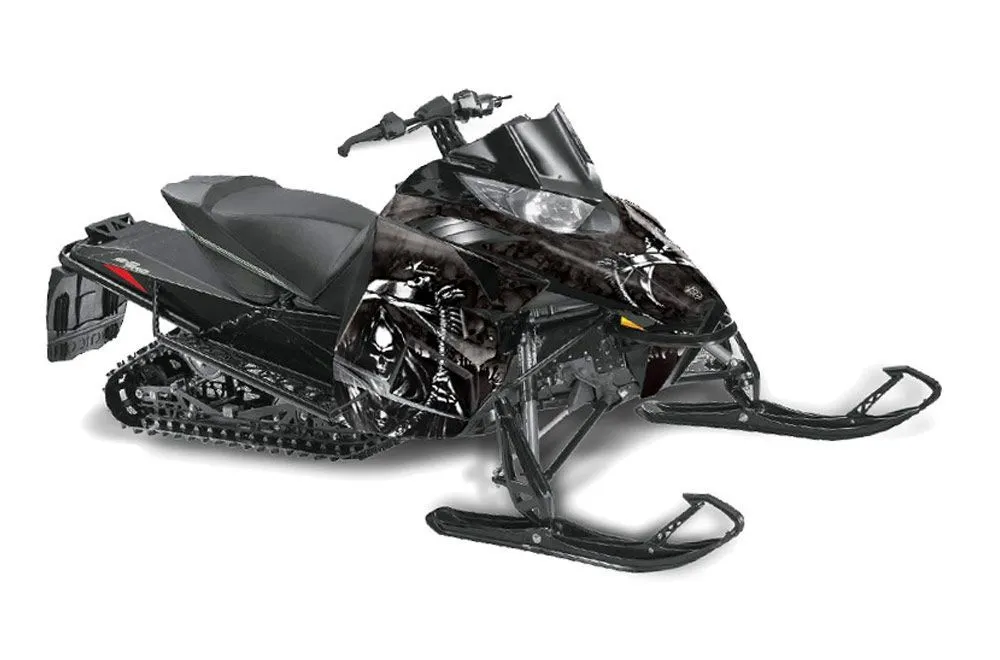 Arctic Cat ProCross Sno Pro Sled Graphic Kit - 2012-2016 Reaper Black