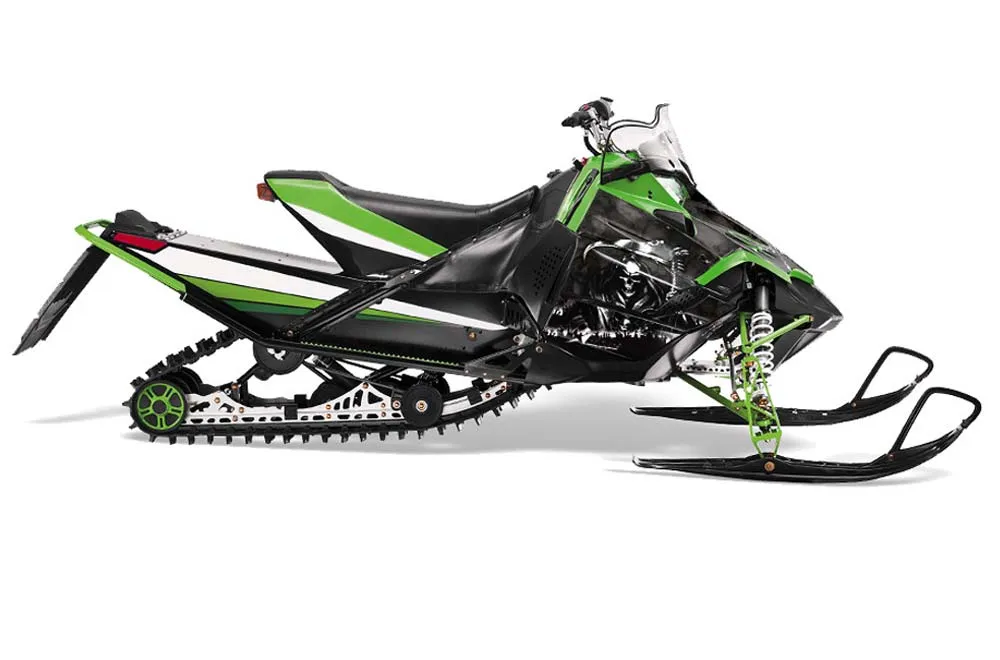 Arctic Cat Sno Pro Race 500 / 600 Sled Graphic Kit - 2008-2011 Reaper Black