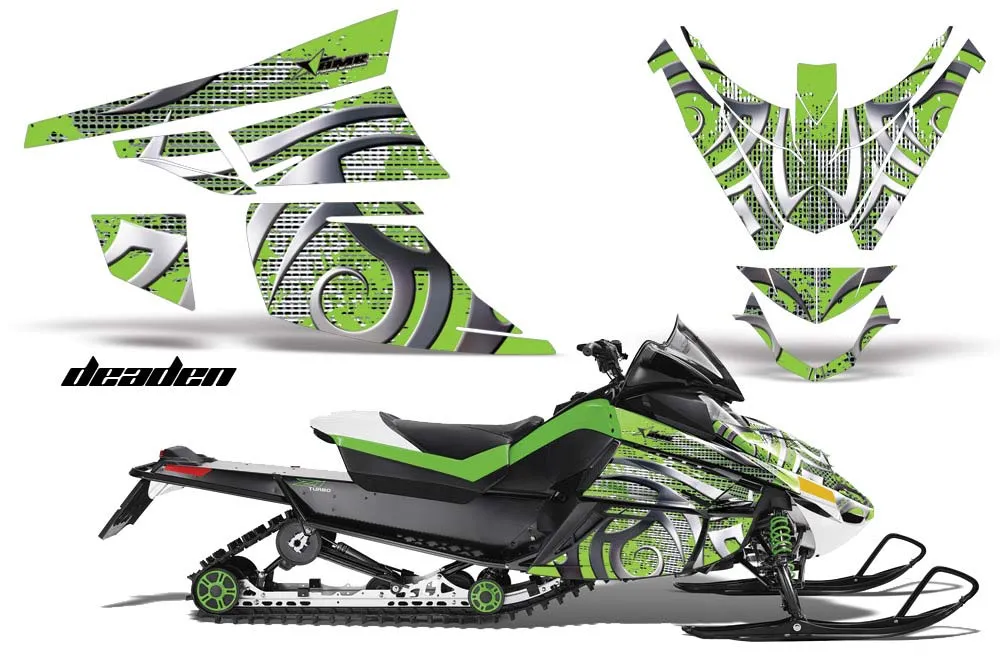 Arctic Cat Z1 Turbo Sled Graphic Kit - 2006-2012 Deaden Green
