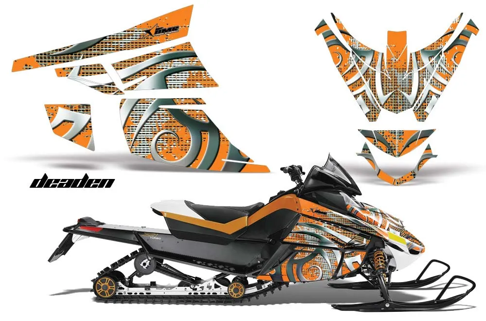 Arctic Cat Z1 Turbo Sled Graphic Kit - 2006-2012 Deaden Orange