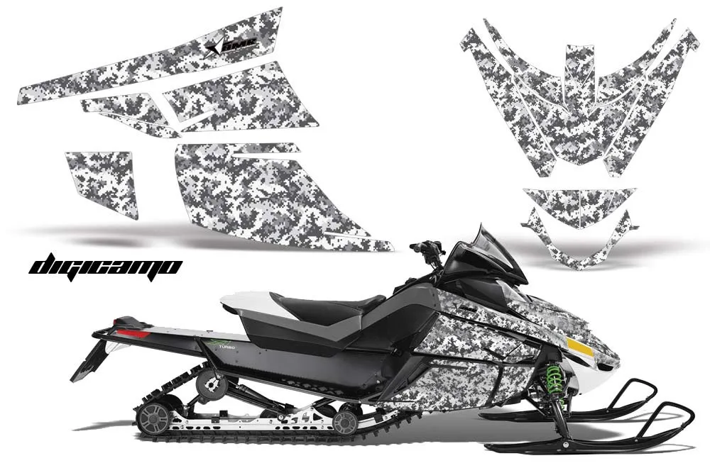Arctic Cat Z1 Turbo Sled Graphic Kit - 2006-2012 DigiCamo White
