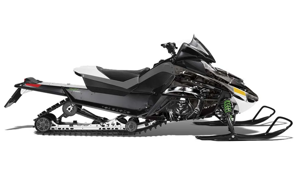 Arctic Cat Z1 Turbo Sled Graphic Kit - 2006-2012 Reaper Black