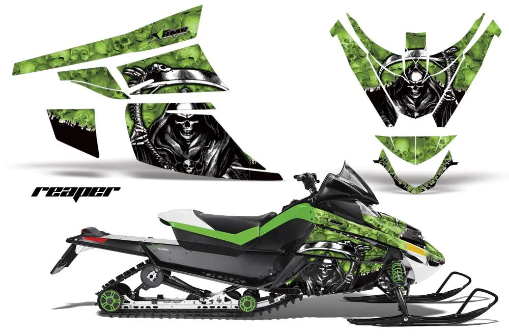 Arctic Cat Z1 Turbo Sled Graphic Kit - 2006-2012 Reaper Green